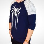 The Web Slinger 3/4 Sleeve T-Shirt (Inspired By Spider-Man)