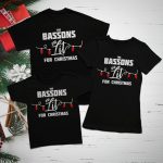 Lit For Christmas Personalized Family T-Shirts