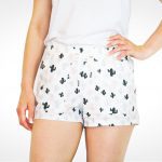 Cactus Delight Cotton Swim Shorts