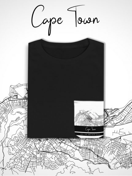 Urban City South African Maps Pocket T-Shirt