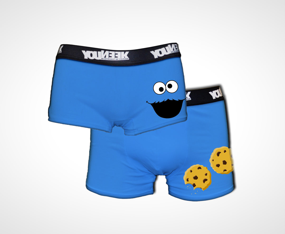 Cookie Monster Matching Underwear Set - Youneek