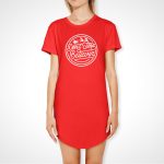 Don't Stop Believin' Christmas T-Shirt Dress