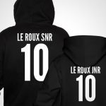 Personalized Father-Son Sport Family Hoodies