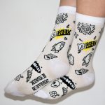 Youneek Premium Cotton Socks - Cream/White