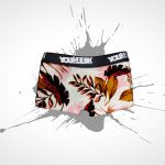 Golden Leaves Boyleg Ladies Underwear
