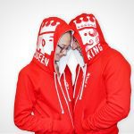 King And Queen Matching Head Hoodies