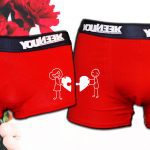 Heart Puzzle Pieces Matching Underwear Set