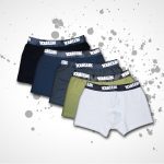 Mens Variety Pack Classic Trunks (Pack Of 5)