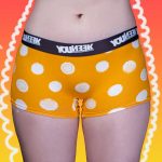 Mustard Smiles Boyleg Ladies Underwear