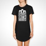 Straight Outta Hogwarts T-Shirt Dress (Inspired By Harry Potter)