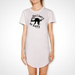 Don't Hurry Be Happy T-Shirt Dress