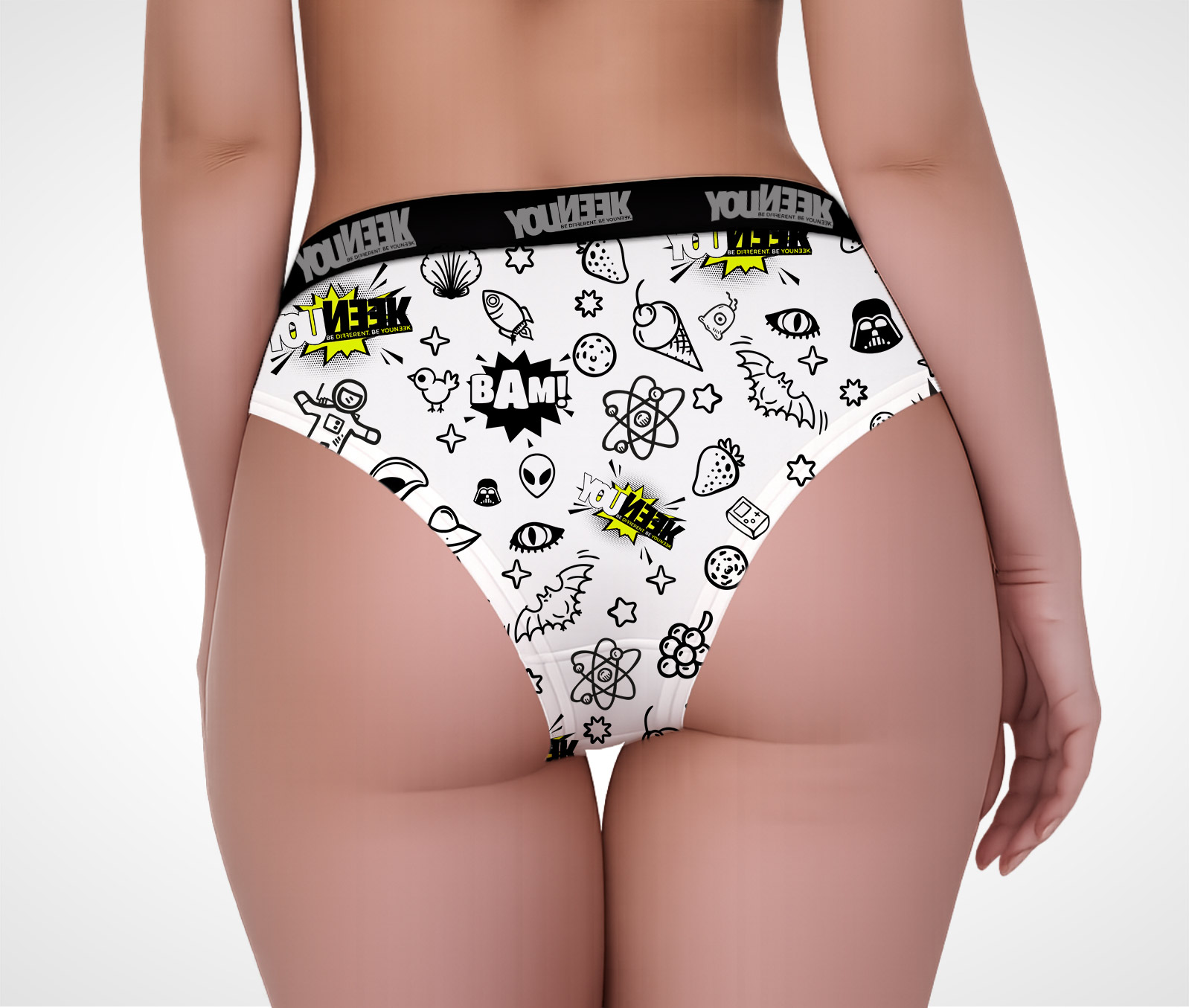 Youneek Doodles Bikini Ladies Underwear - Image 2